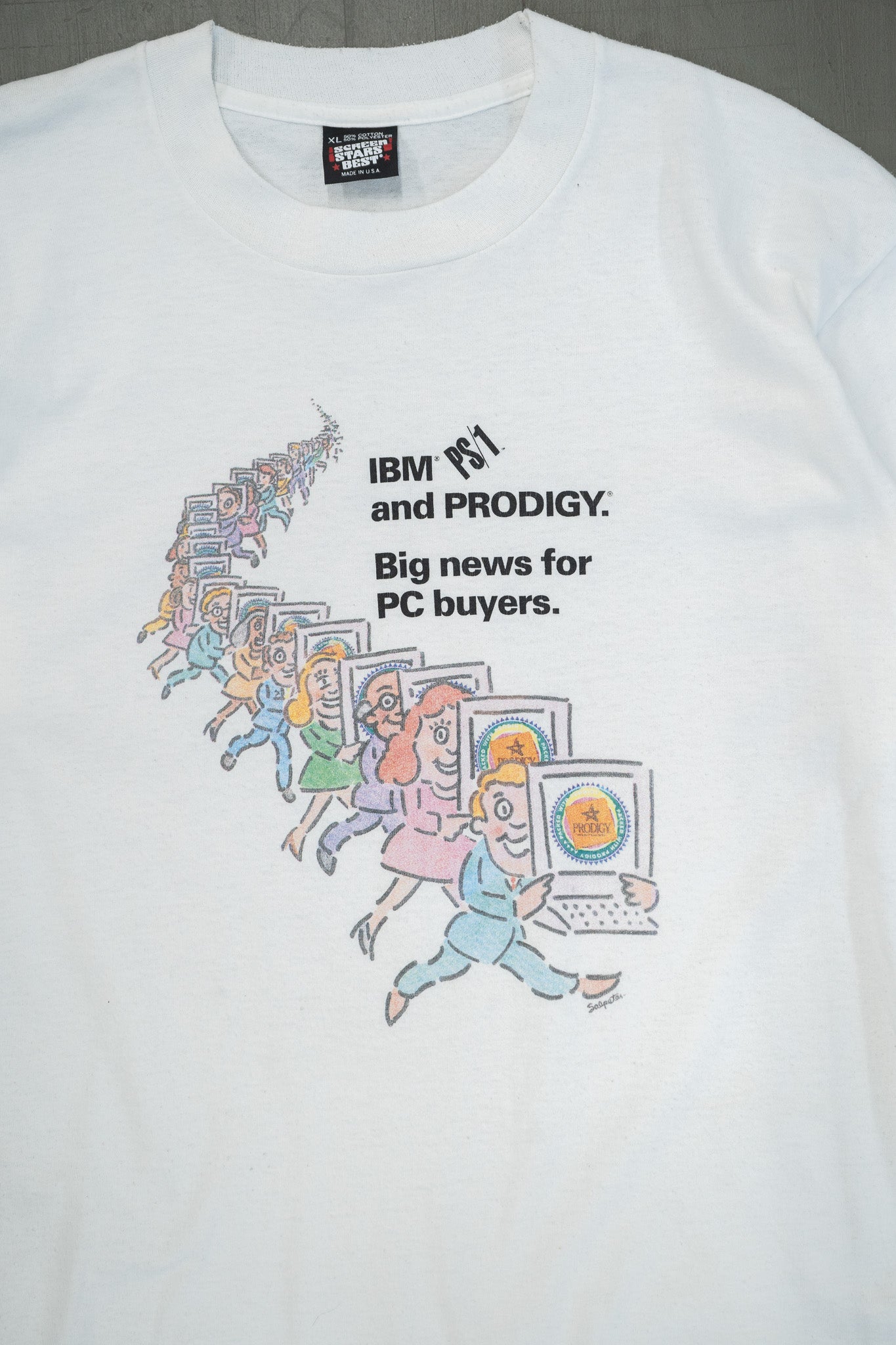 T-SHIRT IBM ET PRODIGY DES ANNÉES 1990