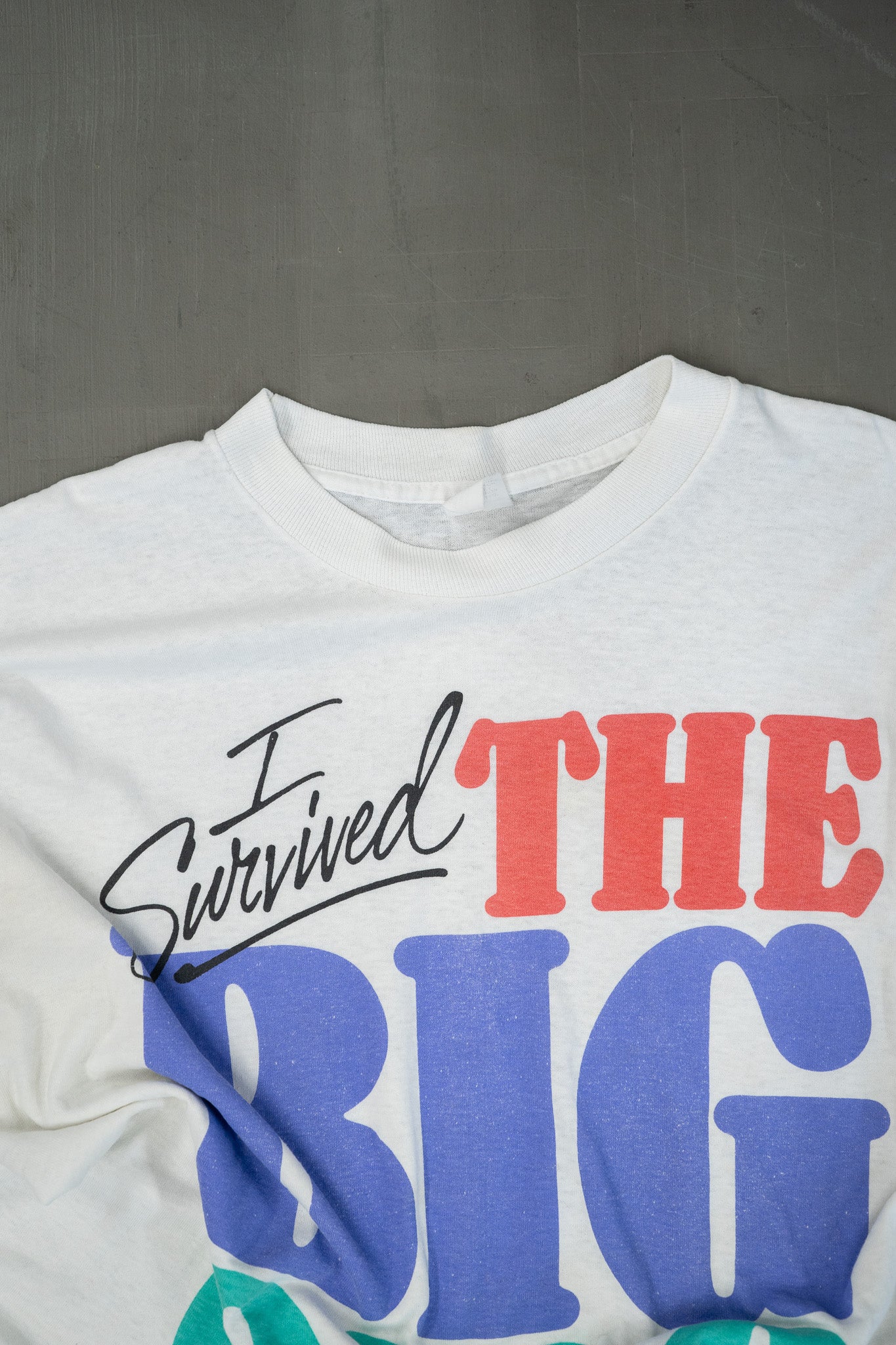 T-SHIRT DES ANNÉES 1980 J'AI SURVÉCU AU GRAND ONE