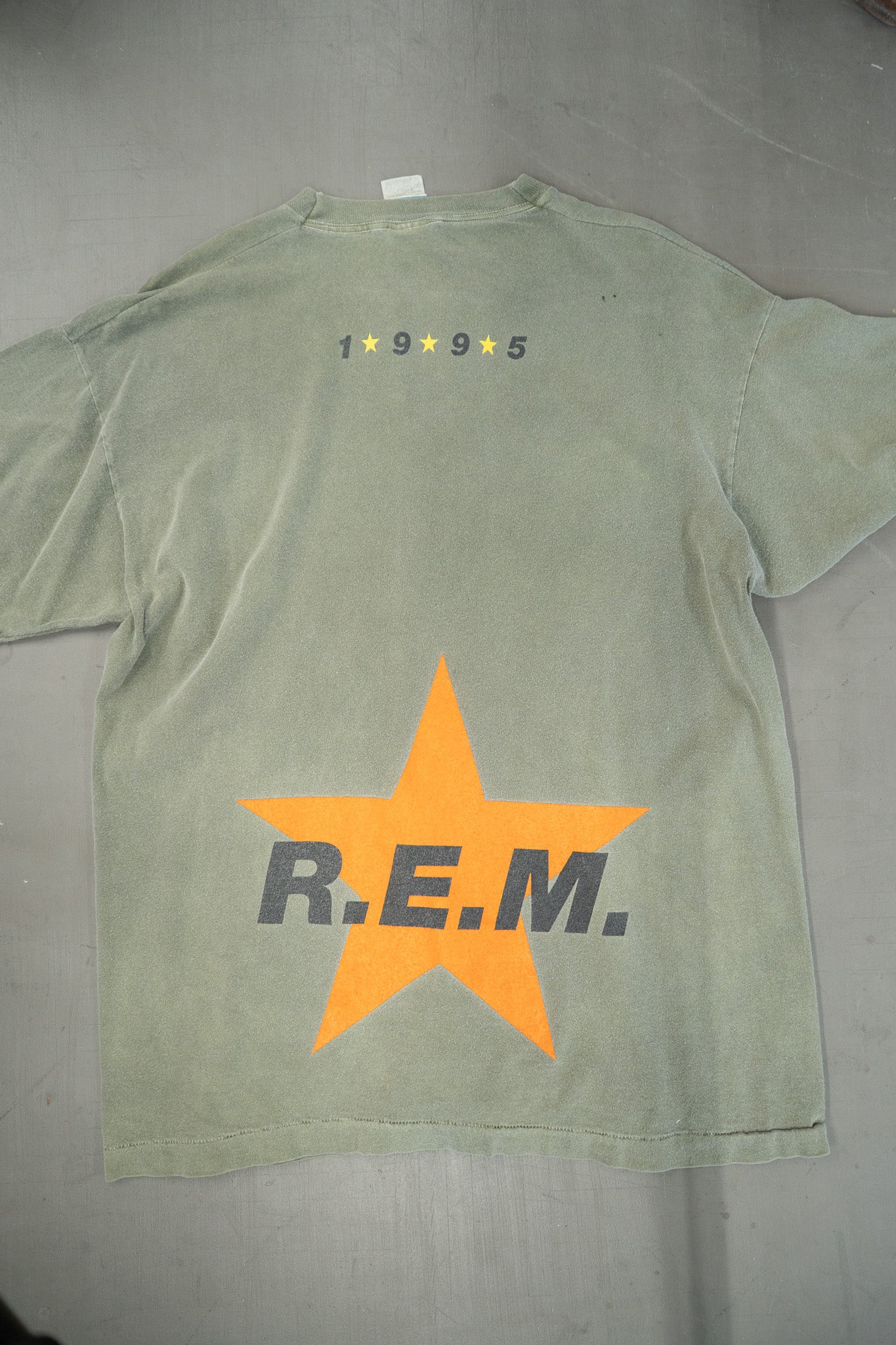 T-SHIRT DE LA TOURNÉE REM MONSTER 1995