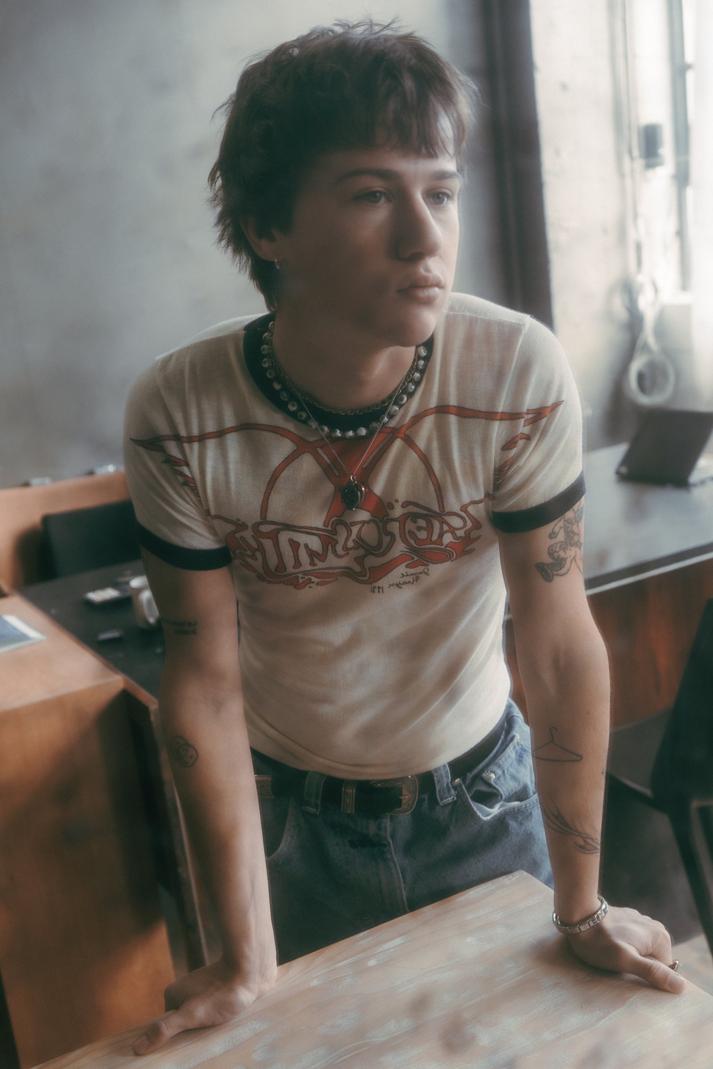 1990S CUSTOM AEROSMITH RINGER TEE