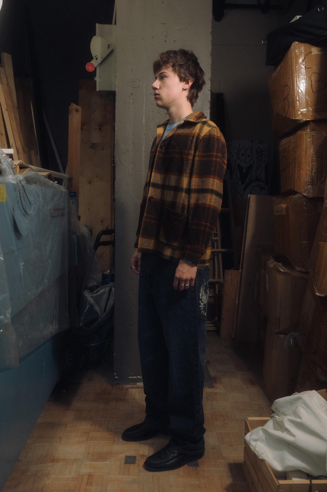 FLANELLE DES MOULINS DE LAINE BEMIDJI DES ANNÉES 1990