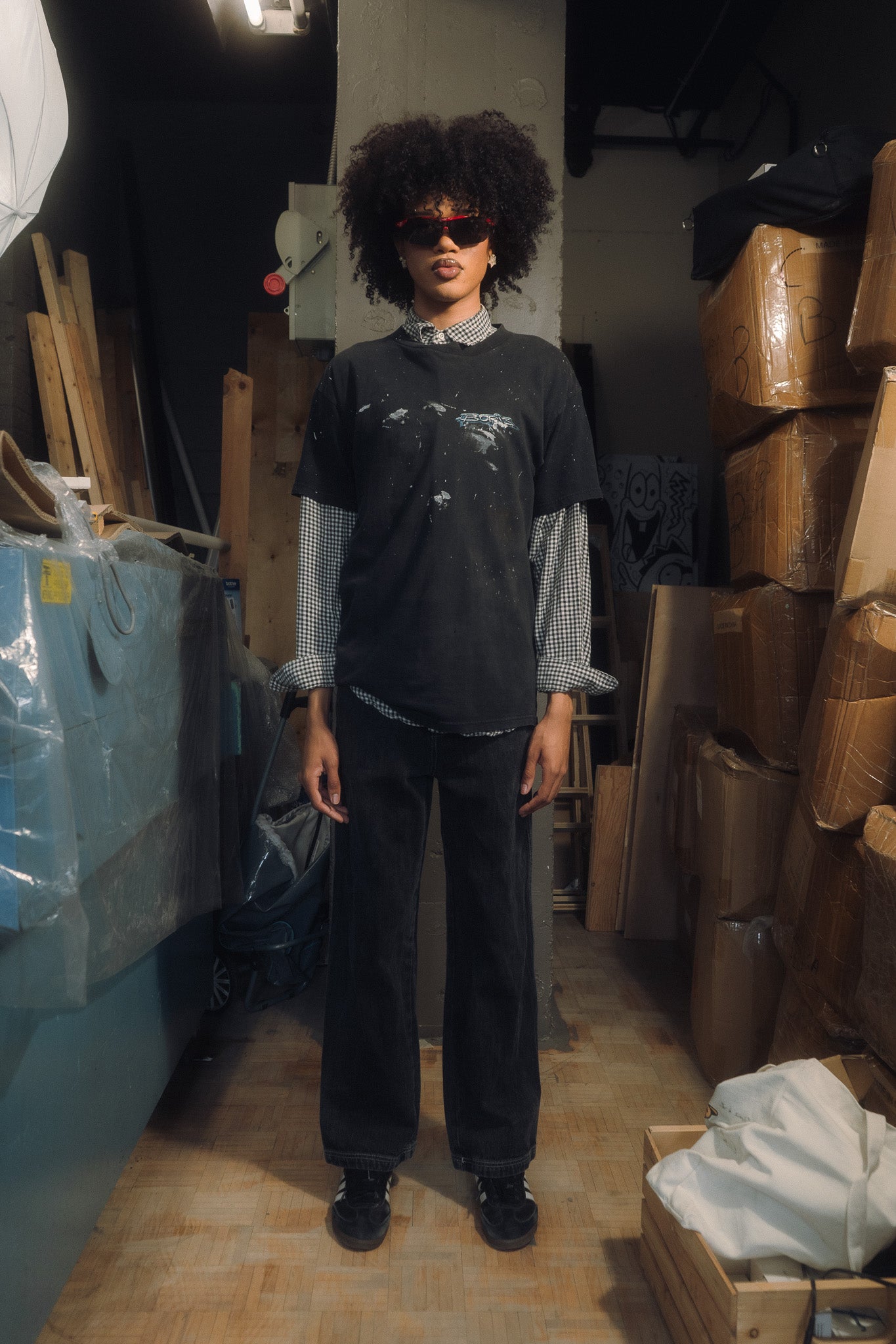1990S DISTRESSED BORIS VALLEJO ATLAS TEE