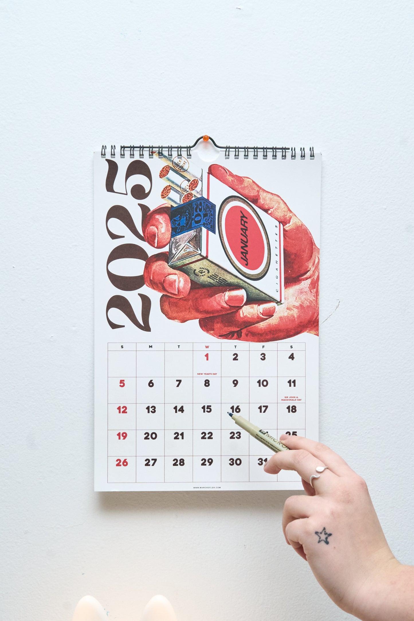 CALENDRIER MARCHÉ FLOH - 2025