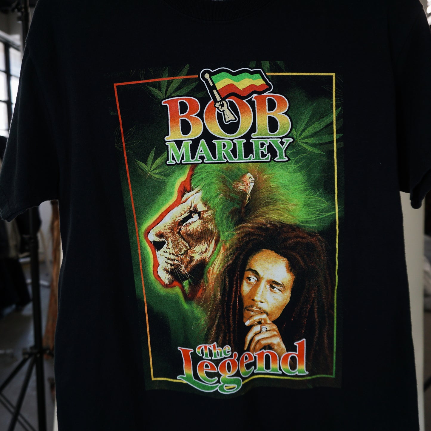T-shirt graphique Bob Marley des années 2000 (M)