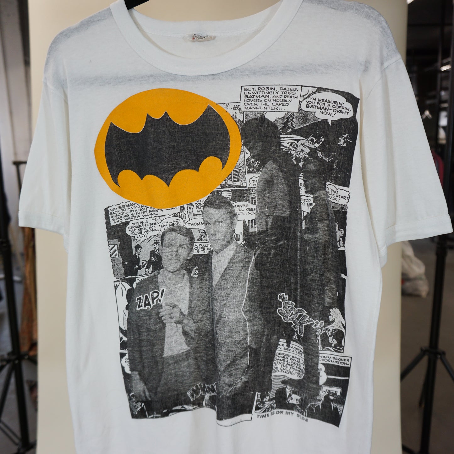 Tee-shirt graphique Batman des années 80 (S/M)