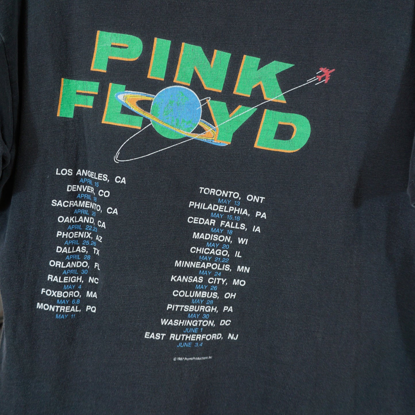 1987 Pink Floyd NA Tour Tee