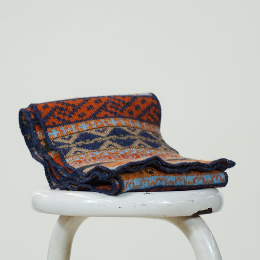 Vintage Pattern Knit Scarf