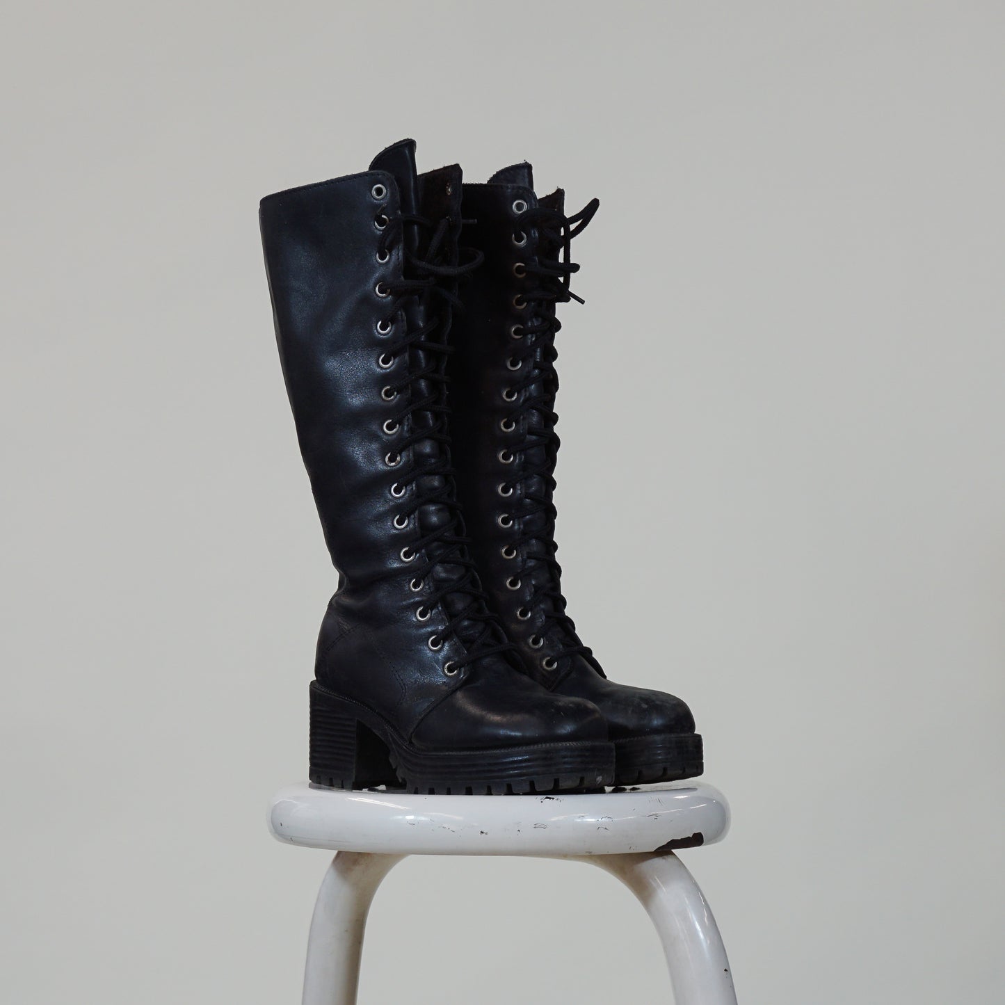Black Leather Winter Boots Made in Canada (7)