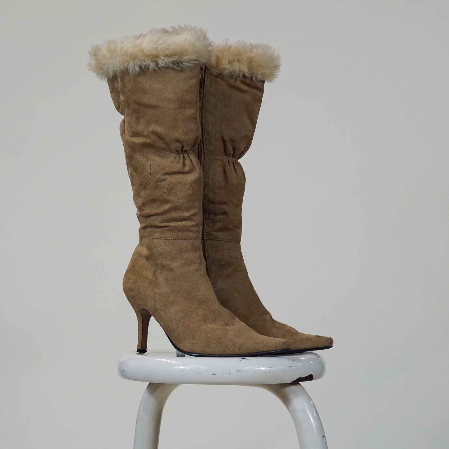 Jessica Faux Suede High Boots (9M)