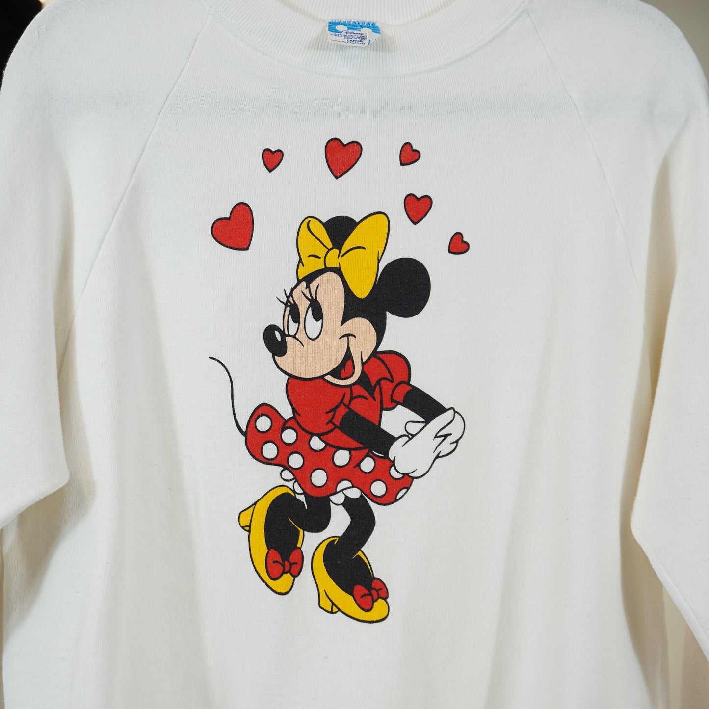 Sweat-shirt Disney Minnie Mouse des années 1980 (M)