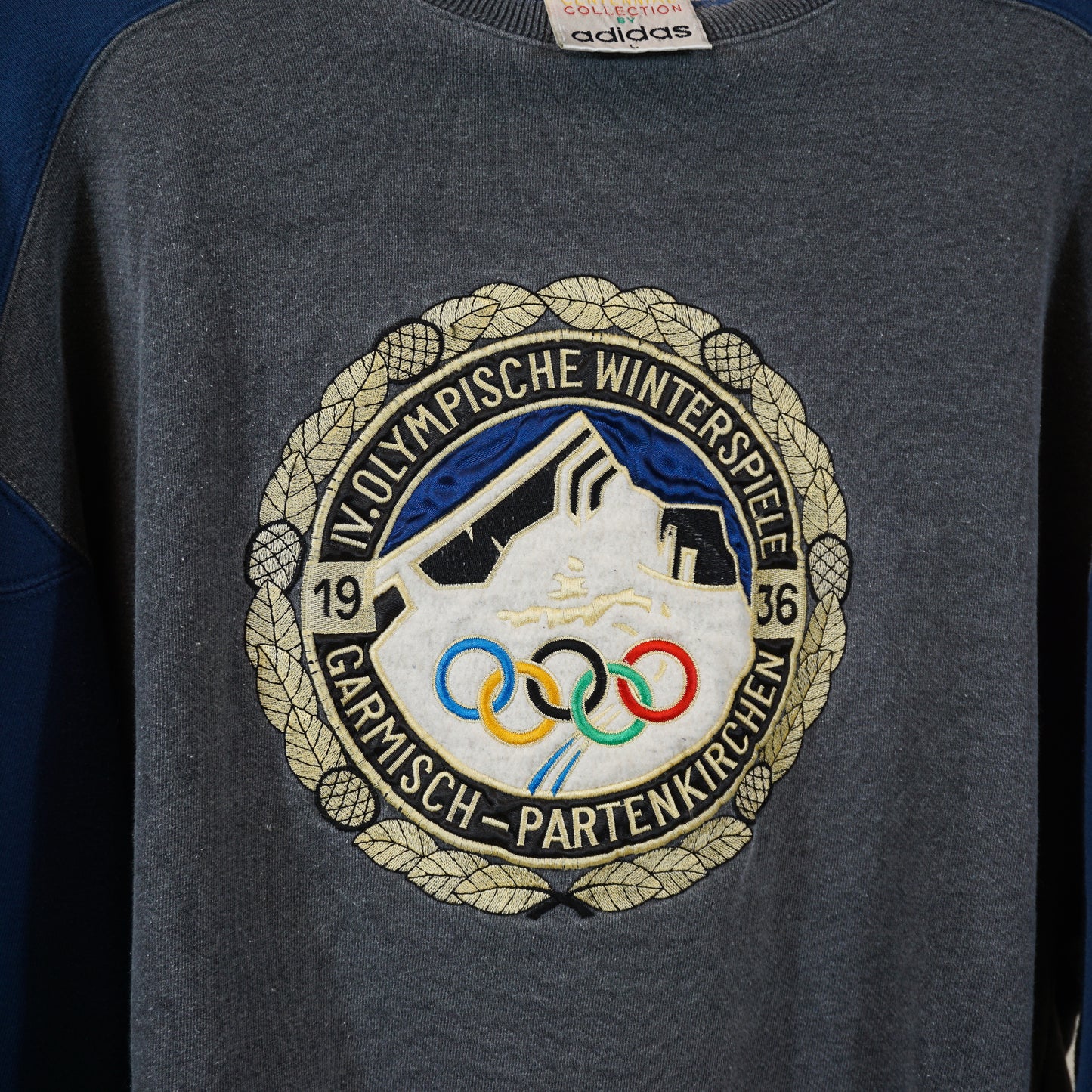 Années 1990 Adidas Jeux olympiques d’hiver de 1936 Crewneck (L)