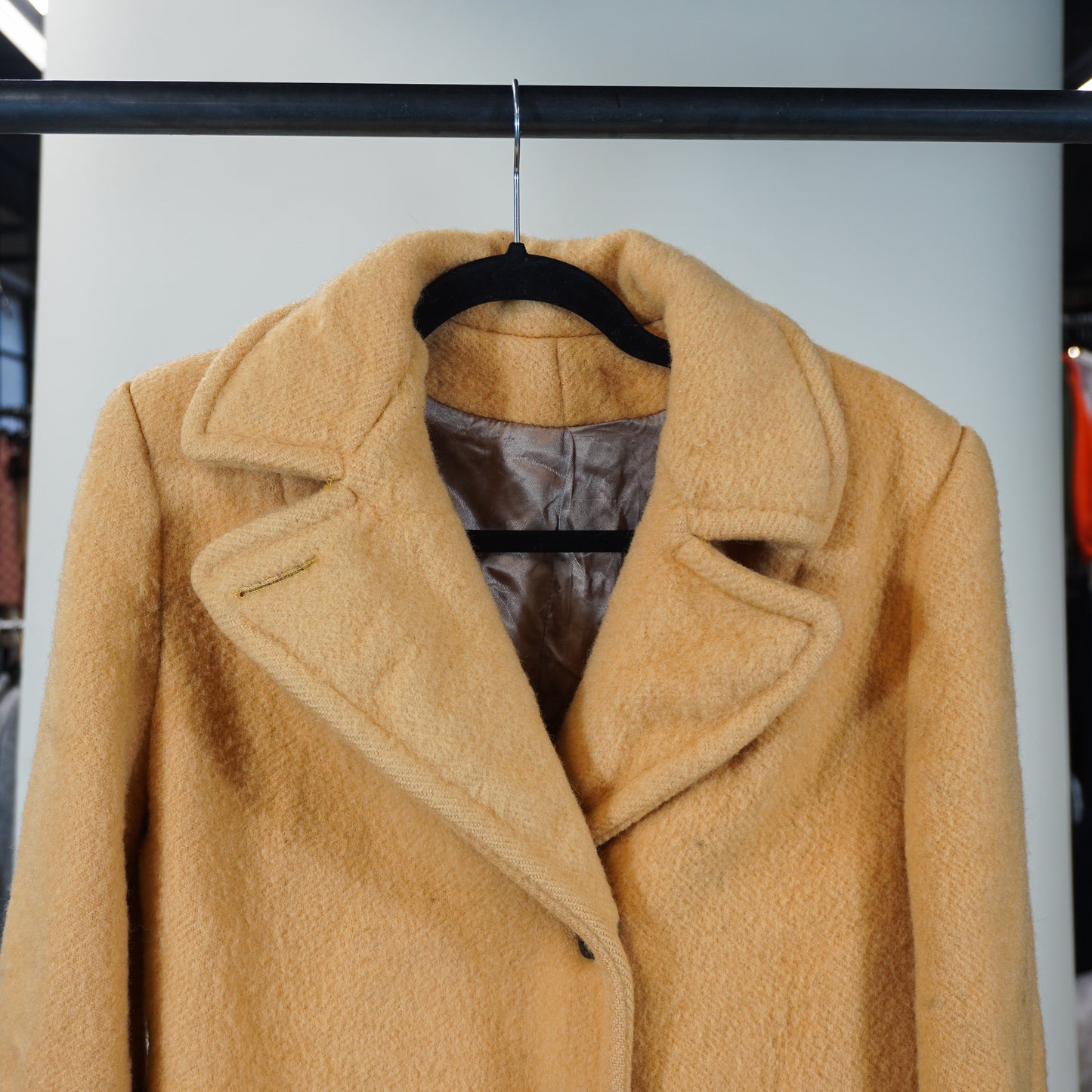 Manteau en laine de la Compagnie de la Baie d’Hudson des années 1970 (S)