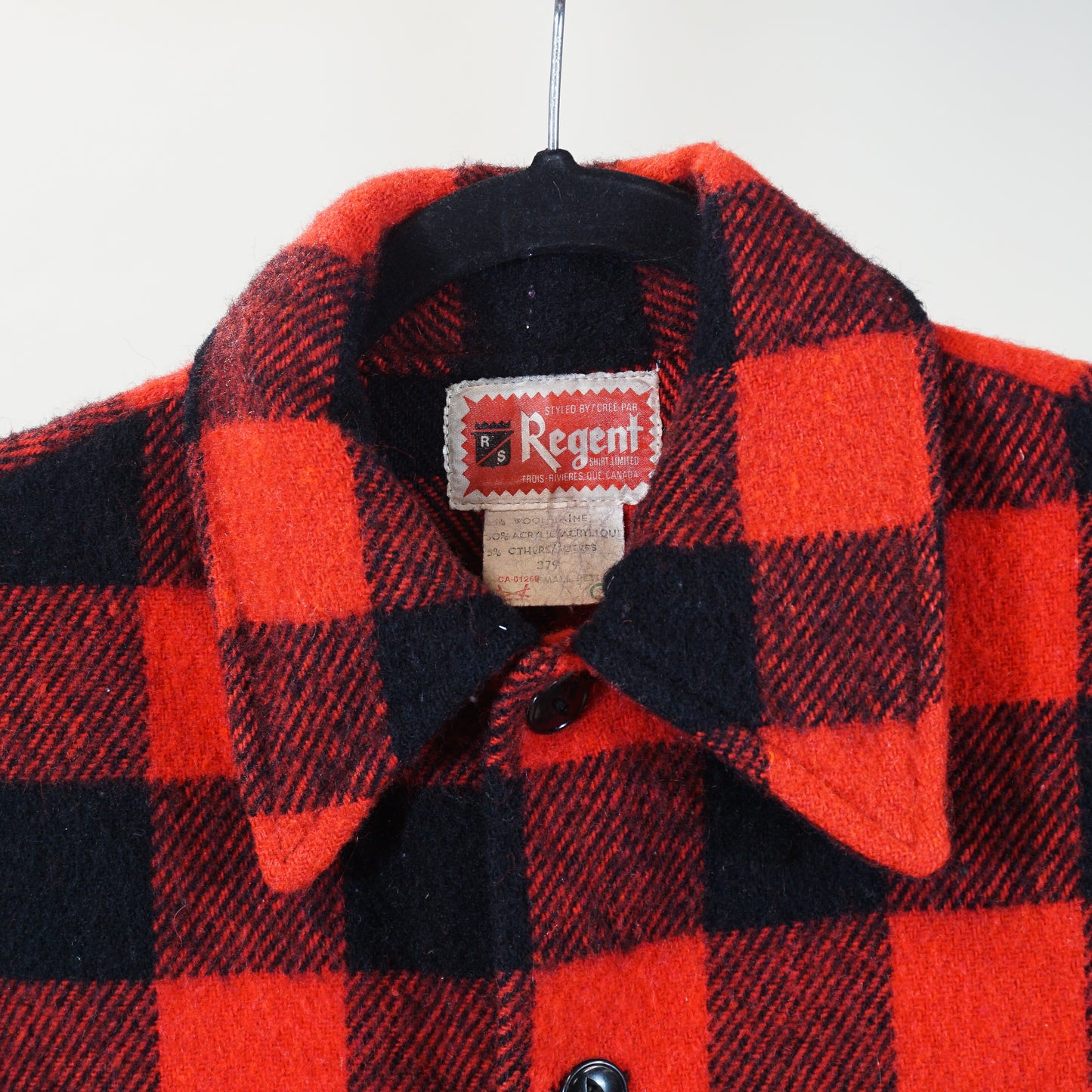 1970s 'Regent' Wool Flannel Overshirt (S)