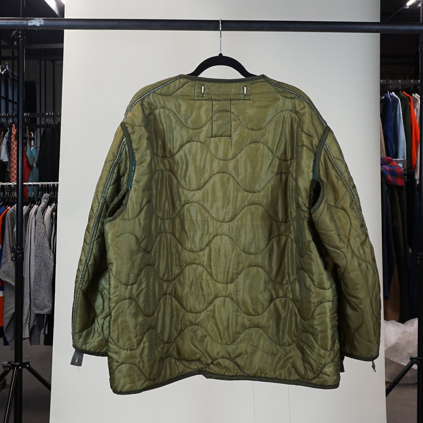 80s/90s Quilted Military Liner Jacket (L)