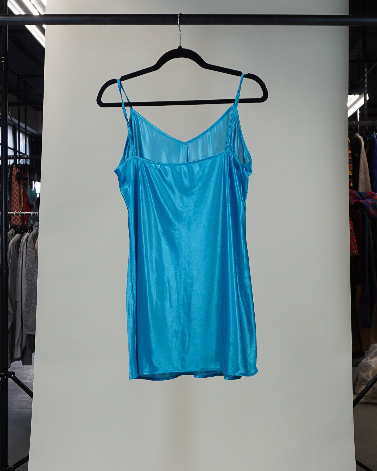 Camisole transparente bleue Y2K (femmes S) 