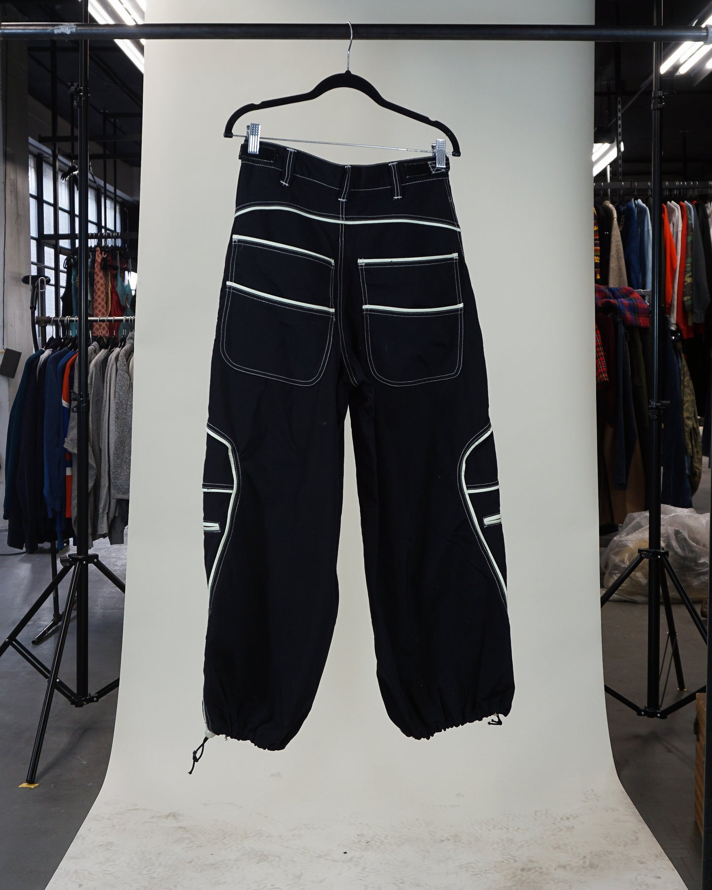 Rare pantalon Raver 'Macgear' des années 90/Y2K (30"x30")