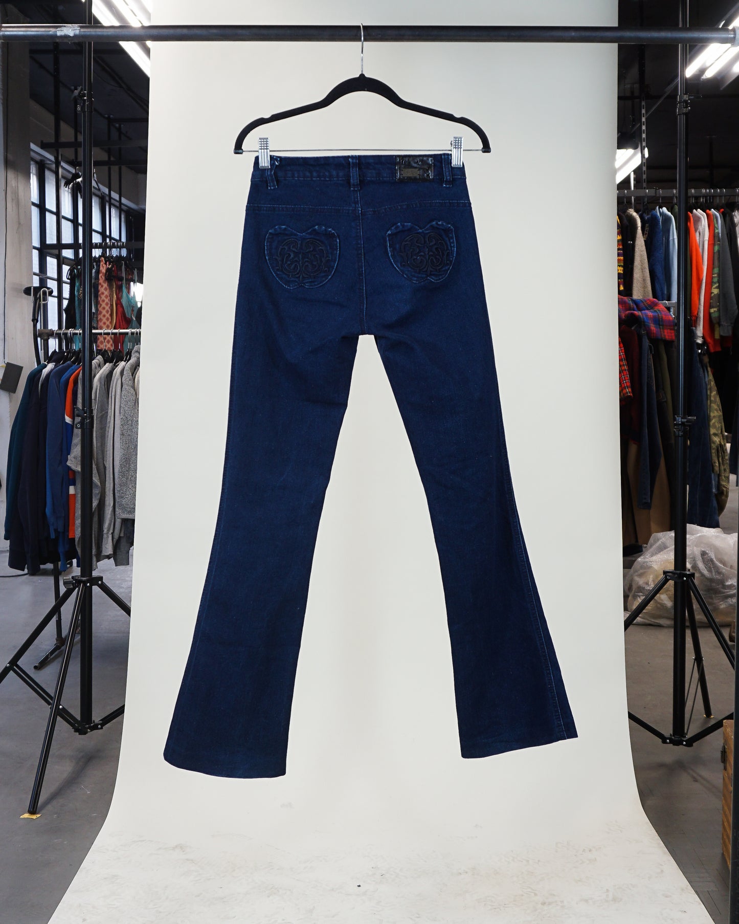Y2K Apple Bottom Flare Jeans (Women's 6)