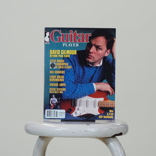 Guitar Player Magazine, David Gilmour 1984