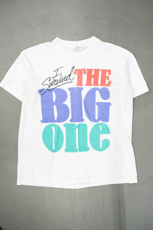 1980S I SURVIVED THE BIG ONE TEE