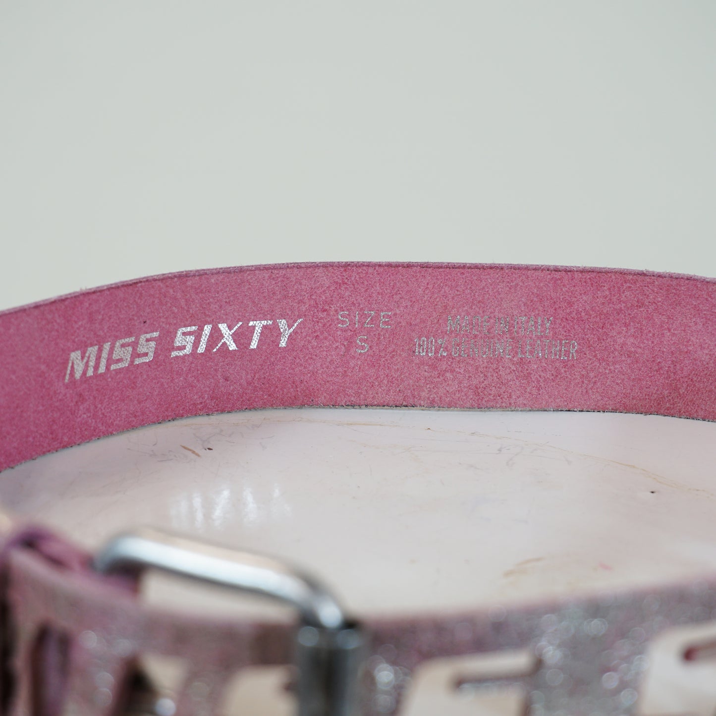 Y2K Miss Sixty Leather Belt