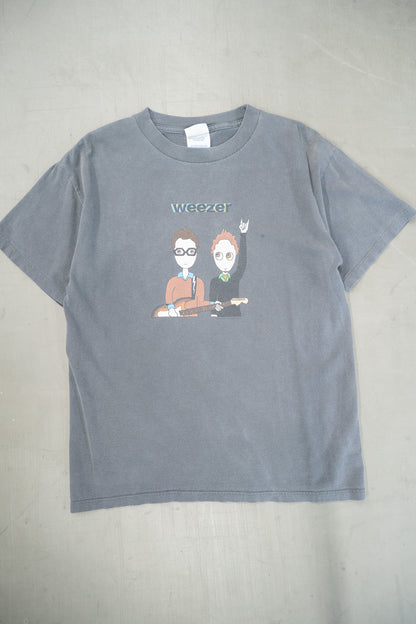 T-SHIRT DU GROUPE WEEZER 2002