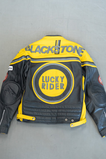 VESTE DE COURSE EN CUIR LUCKY RIDER