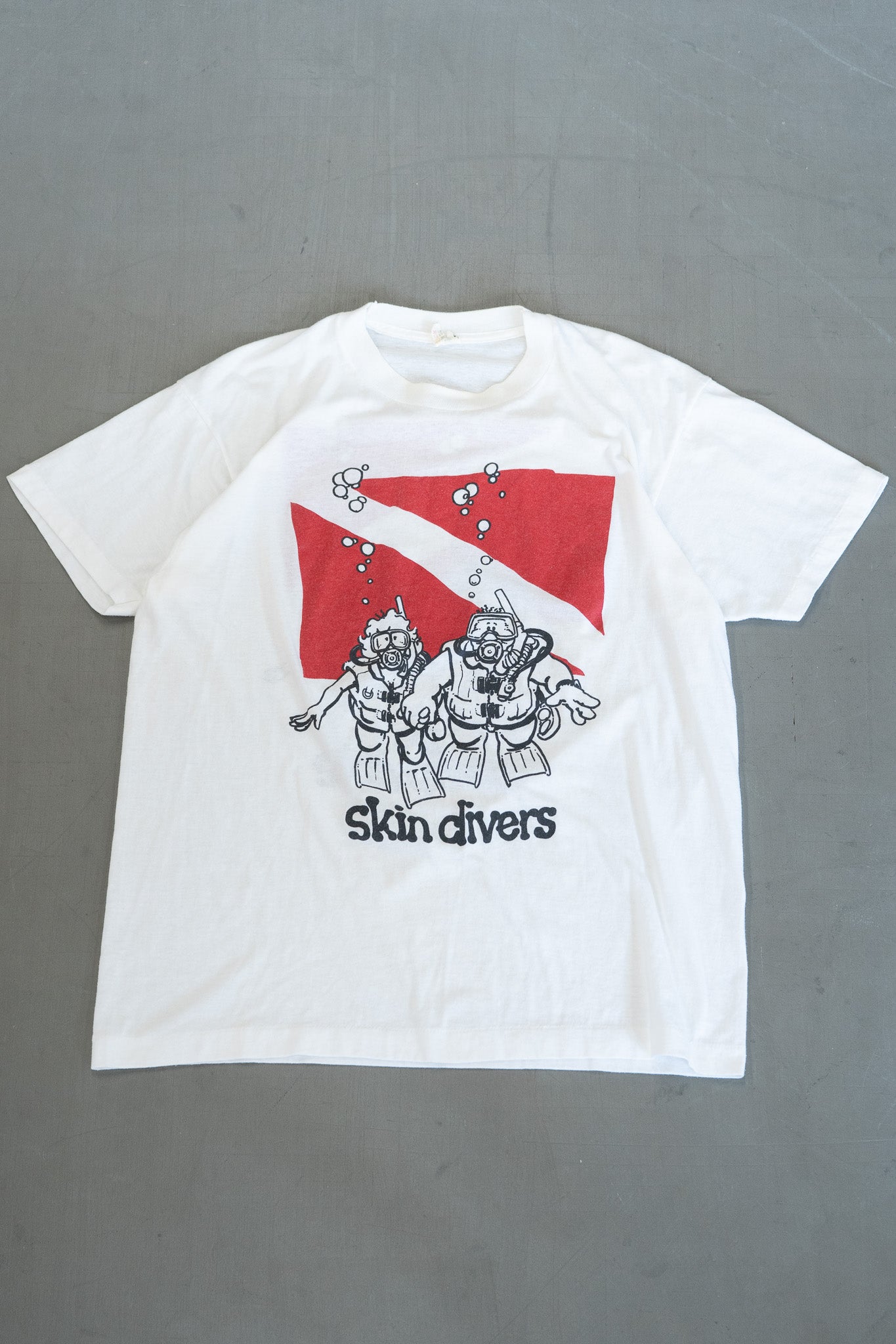 T-SHIRT DE PLONGÉE SOUS-MARINE DES ANNÉES 1980