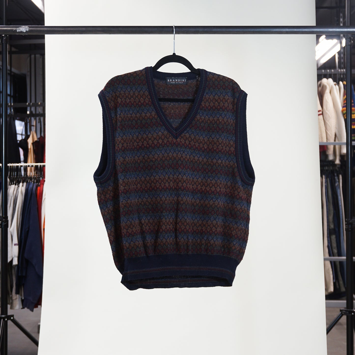 1990s Wool-Blend Sweater Vest (L)