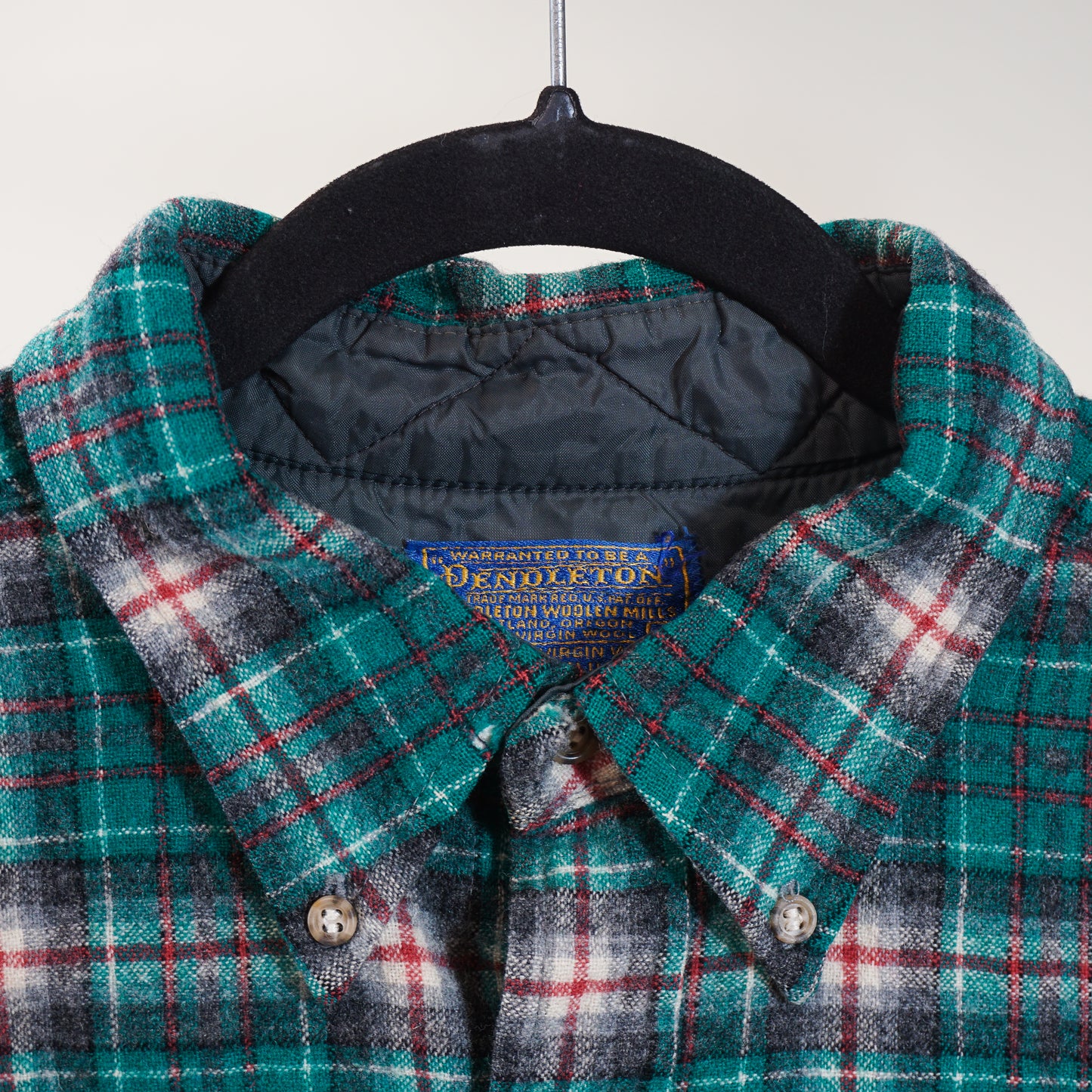 1970s Pendleton 100% Wool Flannel (L)