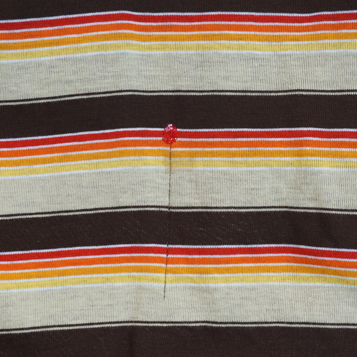 1970s Striped Patterned Long Sleeve (Women's S/M)
