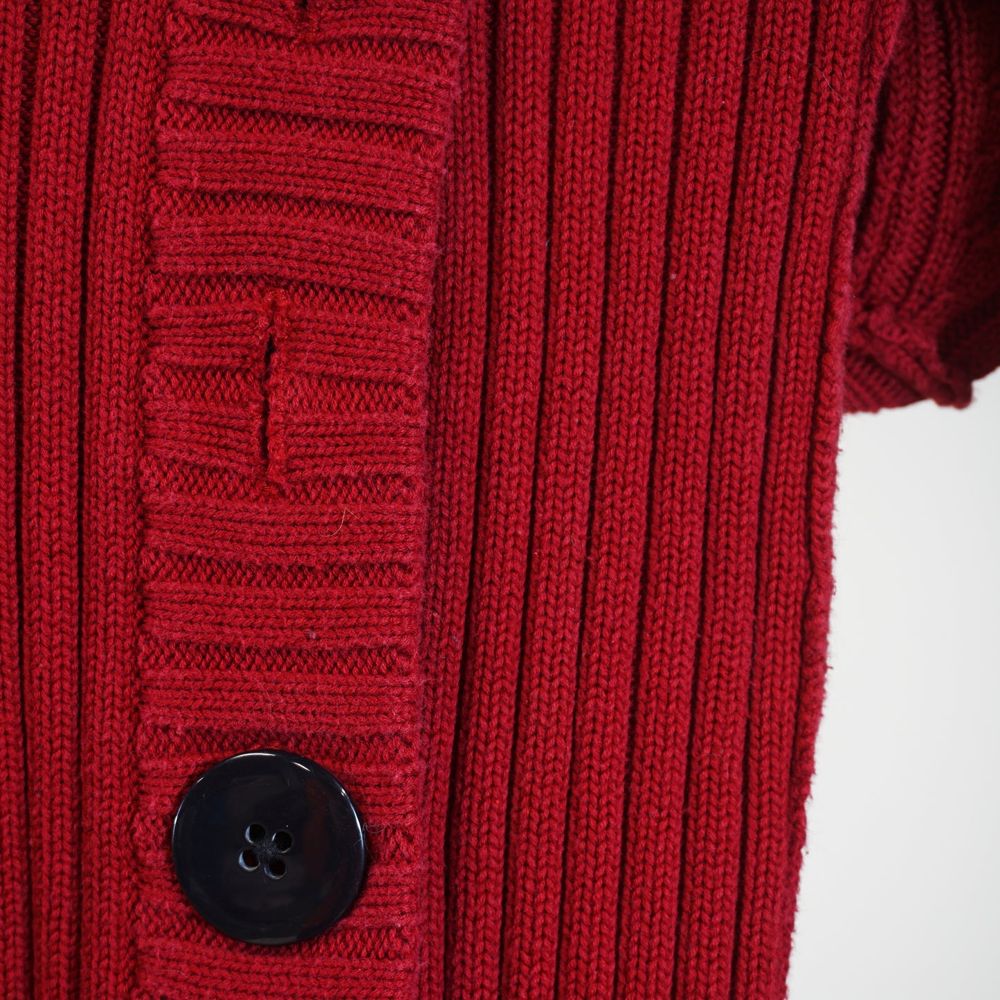 Y2K 'Moda International' Asymmetrical Collar Sweater (XS)